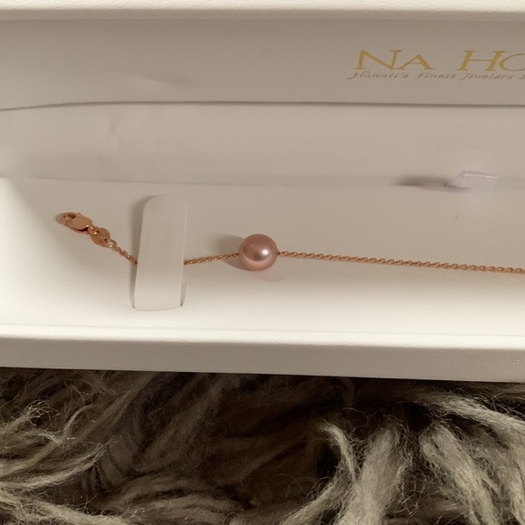 Na Hoku pearl rose gold bracelet - Picture 2 of 2